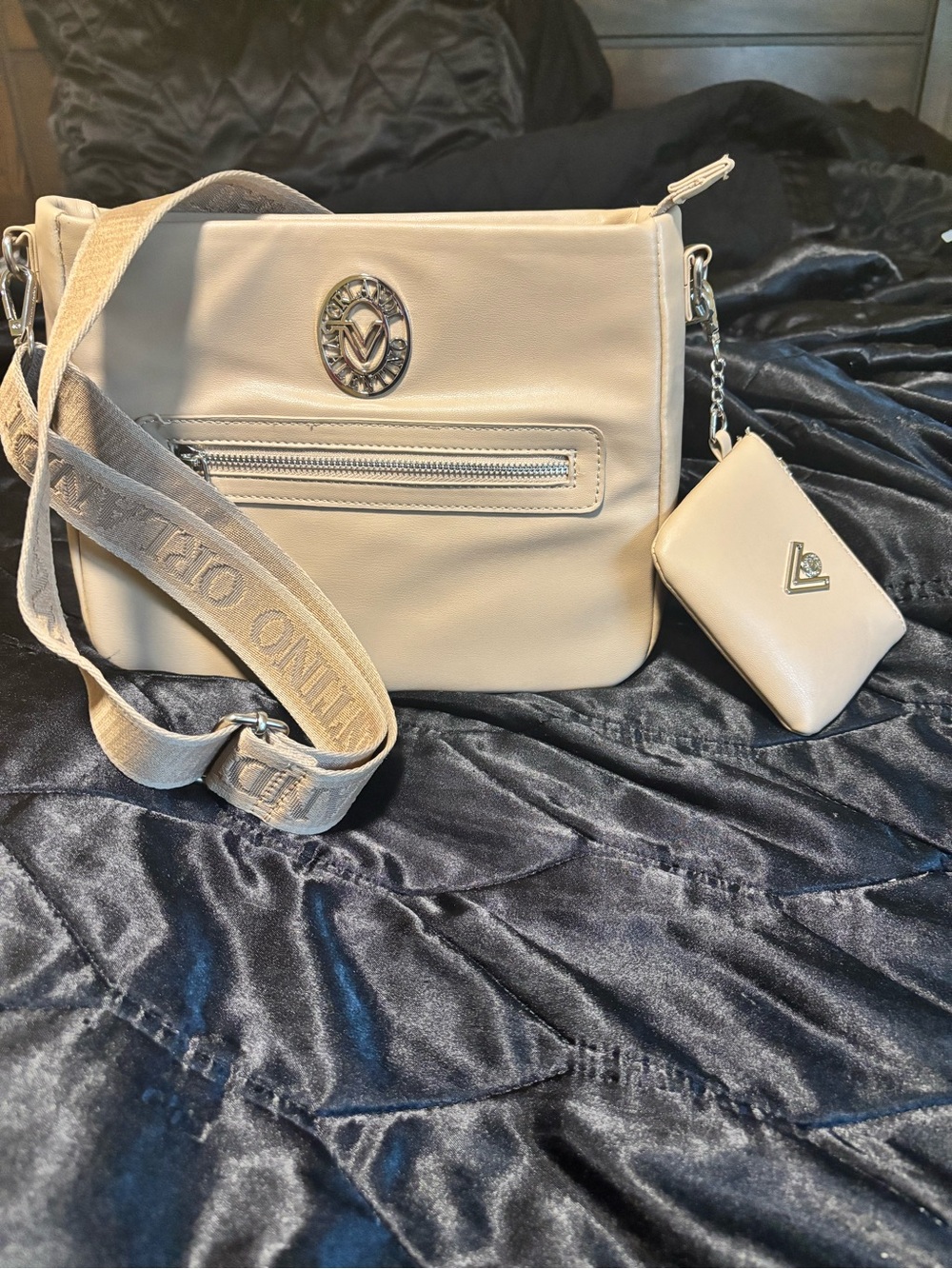 Valentino Orlandi Shoulder Bag + Matching Coin Pouch — Like New - Picture 3 of 12